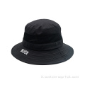 Logo di ricamo a cappello a bucket personalizzato